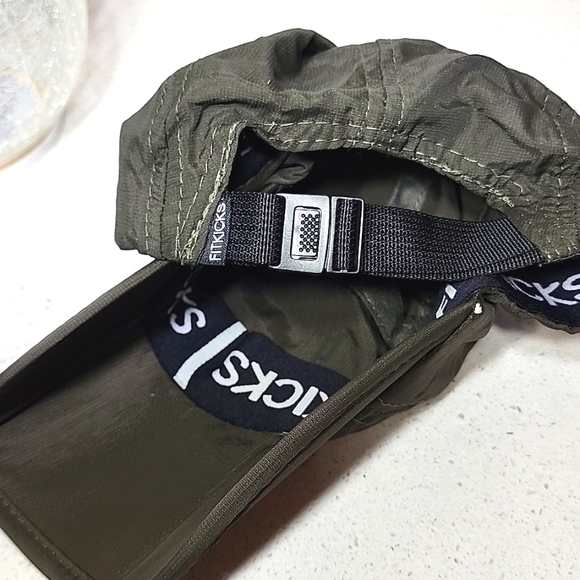 Khaki Folding Cap Unisex. FitKicks. Foldable Design. New - Picture 8 of 10